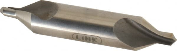 Hertel - #7 Plain Cut 60° Incl Angle High Speed Steel Combo Drill & Countersink - Exact Tooling