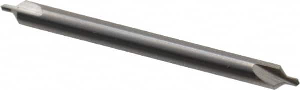 Hertel - #1 Plain Cut 90° Incl Angle Solid Carbide Combo Drill & Countersink - Exact Tooling
