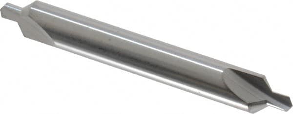 Hertel - #3 Plain Cut 90° Incl Angle Solid Carbide Combo Drill & Countersink - Exact Tooling