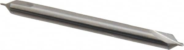 Hertel - #0 Plain Cut 82° Incl Angle Solid Carbide Combo Drill & Countersink - Exact Tooling