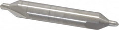 Hertel - #4 Plain Cut 60° Incl Angle Solid Carbide Combo Drill & Countersink - Exact Tooling