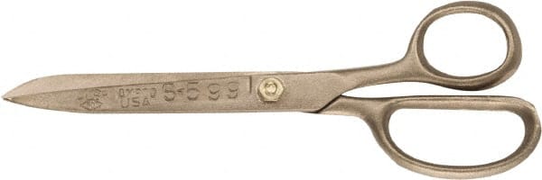 Ampco - 6" LOC, 12" OAL Nickel Aluminum Bronze Nonsparking - For General Purpose Use - Exact Tooling