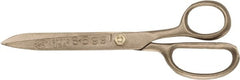 Ampco - 6" LOC, 12" OAL Nickel Aluminum Bronze Nonsparking - For General Purpose Use - Exact Tooling