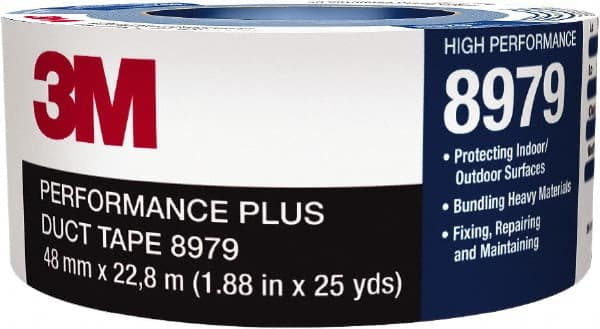3M - 60 Yd x 24mm x 12.1 mil Blue Duct Tape - Exact Tooling