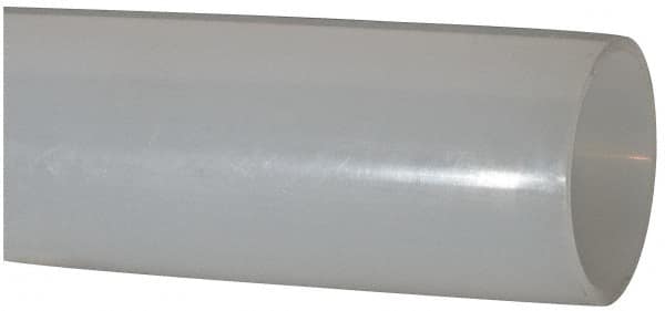 Made in USA - 2" ID x 2-1/4" OD, 1/8" Wall Thickness, Cut to Length (100' Standard Length) LLDPE Tube - Natural, 63 Max psi, 44 Shore D Hardness - Exact Tooling
