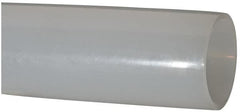 Made in USA - 2" ID x 2-1/4" OD, 1/8" Wall Thickness, Cut to Length (100' Standard Length) LLDPE Tube - Natural, 63 Max psi, 44 Shore D Hardness - Exact Tooling