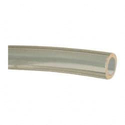 Made in USA - 1/2" ID x 3/4" OD, 1/8" Wall Thickness, Cut to Length (100' Standard Length) Ester Urethane Tube - Natural, 75 Max psi, 85 Shore A Hardness - Exact Tooling