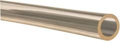 Made in USA - 3/4" ID x 1" OD, 1/8" Wall Thickness, Cut to Length (50' Standard Length) Ester Urethane Tube - Natural, 55 Max psi, 85 Shore A Hardness - Exact Tooling