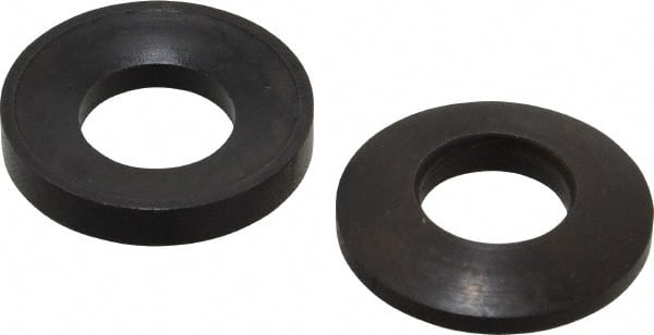 Gibraltar - 1/2" Bolt, Black Oxide, Case Hardened Steel, Spherical Washer Assembly - 9/16" Female, 17/32" Male Inside x 1-1/8" OD, 5/16" Thick, 1-1/2" Radius, 12L14 Grade - Exact Tooling