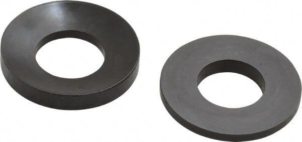 Gibraltar - 5/8" Bolt, Black Oxide, Case Hardened Steel, Spherical Washer Assembly - 11/16" Female, 21/32" Male Inside x 1-3/8" OD, 5/16" Thick, 1-3/4" Radius, 12L14 Grade - Exact Tooling