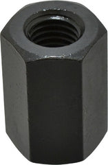 Gibraltar - 5/8-11 UNC, 1-5/8" OAL Steel Standard Coupling Nut - Black Oxide Coated, 1-1/16" Width Across Flats - Exact Tooling