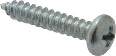 Value Collection - #10 Pan Head Phillips Sheet Metal Screw - Steel, 1" Length Under Head, Grade 2 - Exact Tooling