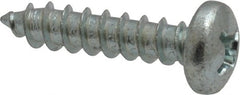 Value Collection - #12 Pan Head Phillips Sheet Metal Screw - Steel, 1" Length Under Head, Grade 2 - Exact Tooling