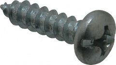 Value Collection - #14 Pan Head Phillips Sheet Metal Screw - Steel, 1" Length Under Head, Grade 2 - Exact Tooling