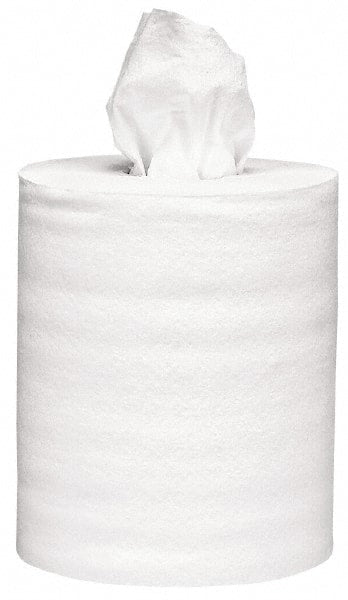 Scott - Center Pull Roll of 1 Ply White Paper Towels - 8" Wide - Exact Tooling