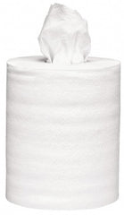 Scott - Center Pull Roll of 1 Ply White Paper Towels - 8" Wide - Exact Tooling