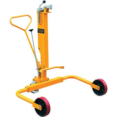 Wesco Industrial Products - 550 Lb Load Capacity, 30 & 55 Gal Drum Truck - 40" Wide x 46" High, 3 Steel Wheels - Exact Tooling