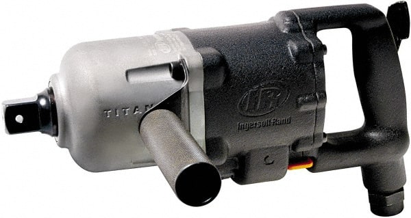 Ingersoll-Rand - 1" Drive, 5,000 RPM, 3,251 Ft/Lb Torque Impact Wrench - D-Handle, 850 IPM, 95 CFM, 1/2" Inlet - Exact Tooling