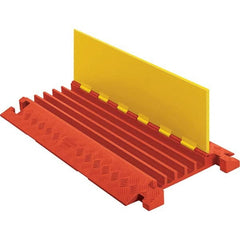 Checkers - On Floor Cable Covers Cover Material: Polyurethane Number of Channels: 5 - Exact Tooling