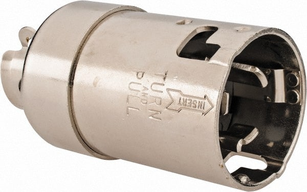 Hubbell Wiring Device-Kellems - 125/250 VAC, 50 Amp, NonNEMA Configuration, Marine Grade, Self Grounding Plug - 1 Phase, 3 Poles, IP20, 0.44 to 1.14 Inch Cord Diameter - Exact Tooling