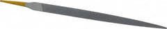 PFERD - 8" Swiss Pattern Three Square File - Double Cut, 5/8" Width Diam x 5/8" Thick, With Tang - Exact Tooling