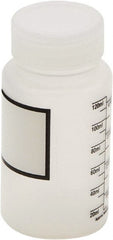Dynalon Labware - 125 mL Wide-Mouth Bottle - Polypropylene, Translucent, 3.9" High x 2" Diam, 38mm Cap - Exact Tooling