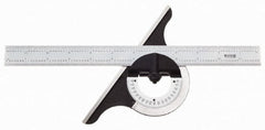 SPI - 12 Inch Long Blade, 180° Max Measurement, Bevel Protractor - Exact Tooling