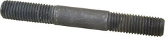 Gibraltar - 3/4-10 6" OAL Equal Double Threaded Stud - Alloy Steel, Black Oxide Finish, 2" Equal Thread Length - Exact Tooling