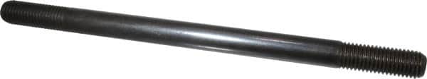 Gibraltar - 3/4-10 12" OAL Equal Double Threaded Stud - Alloy Steel, Black Oxide Finish, 2" Equal Thread Length - Exact Tooling