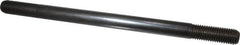 Gibraltar - 3/4-10 12" OAL Equal Double Threaded Stud - Alloy Steel, Black Oxide Finish, 2" Equal Thread Length - Exact Tooling