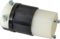 Leviton - 277 VAC, 20 Amp, L7-20R Configuration, Industrial Grade, Self Grounding Connector - 1 Phase, 2 Poles, 0.385 to 0.78 Inch Cord Diameter - Exact Tooling