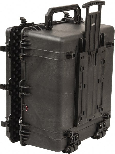 Pelican Products, Inc. - 28-13/32" Wide x 28-7/16" Deep x 17-21/32" High, Shipping/Travel Case - Black, Plastic - Exact Tooling