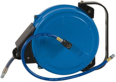 PRO-SOURCE - 33' Spring Retractable Hose Reel - 300 psi, Hose Included - Exact Tooling
