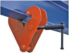Value Collection - 10,000 Lbs. Load Capacity Beam Clamp - 3.6 to 12.2 Inch Max Grip - Exact Tooling