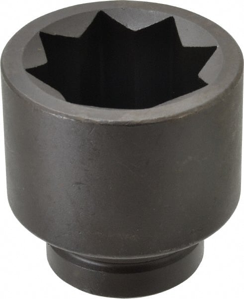 Proto - 1" Drive 2" Impact Socket - 8 Points, 3-1/2" OAL - Exact Tooling