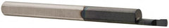 Scientific Cutting Tools - 0.06" Min Bore Diam, 0.2" Max Bore Depth, 1/8 Shank Diam, Boring Bar - Right Hand Cut, Solid Carbide, AlTiN+ Finish - Exact Tooling