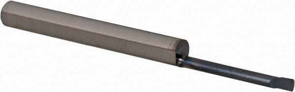 Scientific Cutting Tools - 0.06" Min Bore Diam, 1/2" Max Bore Depth, 1/8 Shank Diam, Boring Bar - Exact Tooling