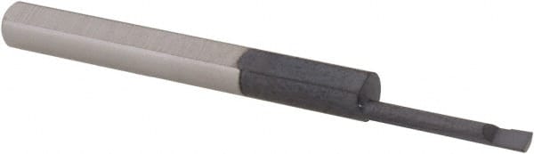 Scientific Cutting Tools - 0.06" Min Bore Diam, 0.4" Max Bore Depth, 1/8 Shank Diam, Boring Bar - Exact Tooling