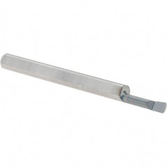 Scientific Cutting Tools - 0.08" Min Bore Diam, 0.3" Max Bore Depth, 1/8 Shank Diam, Boring Bar - Right Hand Cut, Solid Carbide, AlTiN+ Finish - Exact Tooling