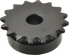 Browning - 16 Teeth, 3/8" Chain Pitch, Chain Size 35, Min Plain Bore Sprocket - 1/2" Bore Diam, 1.922" Pitch Diam, 2.1" Outside Diam - Exact Tooling
