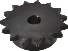Browning - 15 Teeth, 5/8" Chain Pitch, Chain Size 50, Min Plain Bore Sprocket - 5/8" Bore Diam, 3" Pitch Diam, 3.32" Outside Diam - Exact Tooling