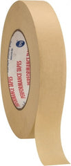 Intertape - 1" Wide x 60 Yd Long White Paper Masking Tape - Series PG24, 7.2 mil Thick, 26 In/Lb Tensile Strength - Exact Tooling