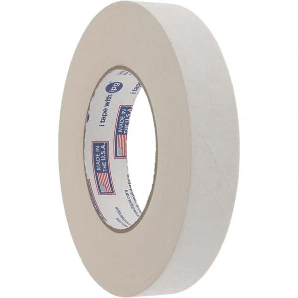 Intertape - 1" Wide x 36 Yd Long x 7 mil Tan/Natural Paper Masking Paper - Exact Tooling