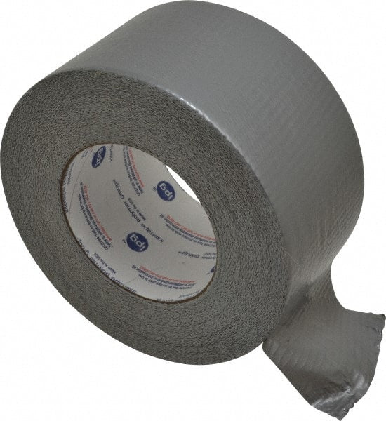 Intertape - 3" x 55m Silver Duct Tape - 9 mil, Rubber Adhesive, Polyethylene Cloth Backing, 18 Lb/ln Tensile Strength, 32°F to 160°F, Series AC20 - Exact Tooling