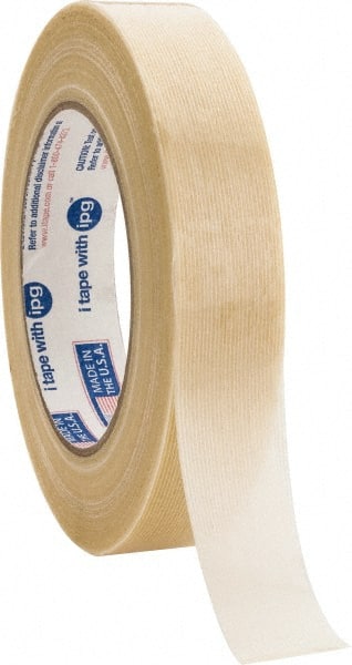Intertape - 1" x 60 Yd Clear Rubber Adhesive Packaging Tape - Polyester Film Backing, 5.6 mil Thick, 175 Lb Tensile Strength, Series RG15 - Exact Tooling