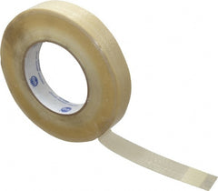 Intertape - 1" x 60 Yd Clear Rubber Adhesive Packaging Tape - Polyester Film Backing, 7.5 mil Thick, 333 Lb Tensile Strength, Series RG16 - Exact Tooling