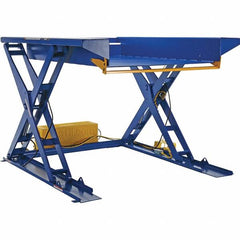 Vestil - 2,000 Lb Capacity Hydraulic Scissor Ground Lift Scissor - 1/2" to 48" Lift Height, 73" Platform Length x 52" Platform Width - Exact Tooling