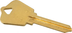 Made in USA - Arrow Key Blank - Brass - Exact Tooling