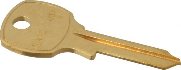 Made in USA - National Cabinet Key Blank - Brass - Exact Tooling