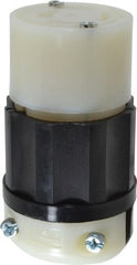 Leviton - 120/208 VAC, 20 Amp, NonNEMA Configuration, Industrial Grade, Ungrounded Connector - 3 Phase, 4 Poles, 0.385 to 0.895 Inch Cord Diameter - Exact Tooling